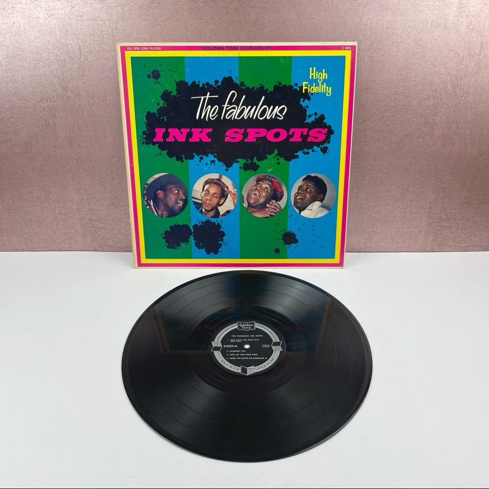 Vintage The Fabulous Ink Spots Vinyl Music Record